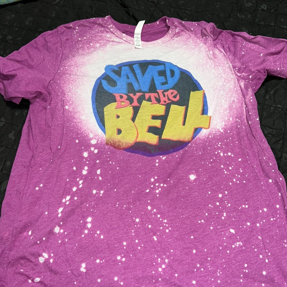 Saved by the bell boutique bleached shirt